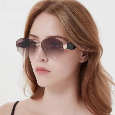 Rimless Square Sunglass